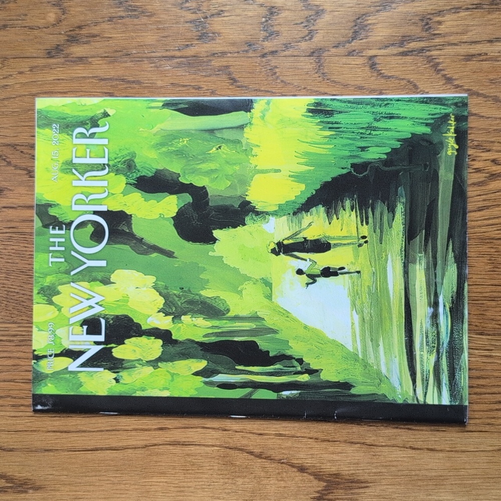 The New Yorker Magazine Aug. 15, 2022 "Summer Walk" By Gayle Kabaker